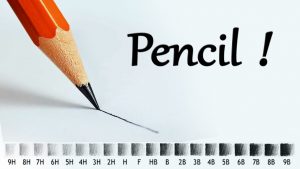 different types of pencils